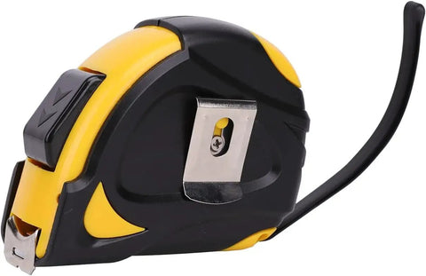 Self Locking Tape Measure 25 Ft Two Pack With Dual Inch And Metric Scales MID Accuracy Extendable Retractable Button