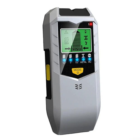 5-in-1 Wall Scanner for stud Finder Deep Scan Metal 5-in-1 Wall with a digital display, compact design, featuring detection modes.