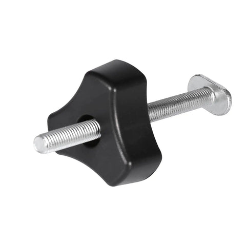 Beefy Heavy Duty Metal Hold Down Clamp Set for T Slot Track Woodworking and Metalworking with M8 plastic handle and threaded rod