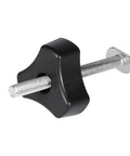 Heavy Duty T Slot Clamp Set Quick Acting Hold Down Clamps With 8mm Threaded Rod For Woodworking And Metalworking Projects And General Workholding Ideal For Jigs, Fixtures, Milling, And Assembly In Home Workshop Settings, black knob clamp