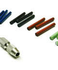 Two Millimeter Silicone Polishing Point Set 15 Piece Assortment With Five Grades And Chuck Mandrel Pro Grade Durable Polishing Heads