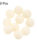 Twenty Pack Nylon Bearing Balls One Inch Diameter Solid Plastic Sphere Precision Engineering Grade Low Friction in white