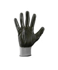 Nitrile Coated Tough Working Gloves Black Large Size 10 Pairs For Heavy Duty Jobs With Grippy Nitrile Coating Palm View