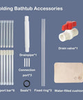 Accessories for Portable Bathtub For Adults Foldable PVC Spa Soaking Tub For Shower Stall Non Inflatable Hot Ice Bath