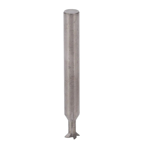 FourFlute Carbide Dovetail Router Bit 6Mm Shank 50Mm Length 45Degree Cut smooth operation for precise wood joinery.
