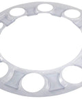 Chrome ABS Axle Cover Kit for 10 Hole Wheels 11 1/4 Inch Bolt Circle Universal Fit Includes Front and Rear Covers