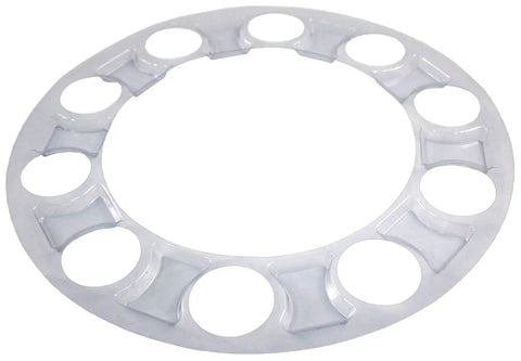 Chrome ABS Axle Cover Kit for 10 Hole Wheels 11 1/4 Inch Bolt Circle Universal Fit Includes Front and Rear Covers
