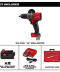 Top Tier 18 Volt Compact Cordless Drill Driver Kit Featuring Badass All Metal Chuck With Carbide Teeth And Smooth Mechanical Clutch, shown with battery and charger.