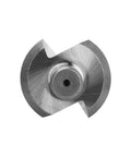 Built Tough Three Piece High Speed Steel Tapered Umbrella Step Drill Bit Set With No Nonsense Self Starting Tip and Smooth Chamfer Cutting For Metal Wood Plastic And Shop Floor Tasks close-up view of a drill bit.