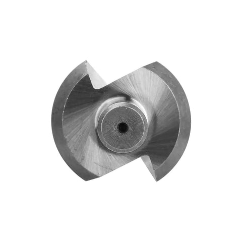 Built Tough Three Piece High Speed Steel Tapered Umbrella Step Drill Bit Set With No Nonsense Self Starting Tip and Smooth Chamfer Cutting For Metal Wood Plastic And Shop Floor Tasks close-up view of a drill bit.