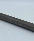 1018 Steel Round Bar 1 Inch By 12 Inch Cold Rolled Low Carbon Metal For DIY Fabrication Welding Forging Drilling Machining Cold Drawing And Heat Treating Single Piece Bar, angled view