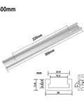 300mm Heavy Duty Aluminum Alloy T Track And Miter Bar Slider For Table Saw Jigs 6061 T6 Slot Miter Track With Precision Guide