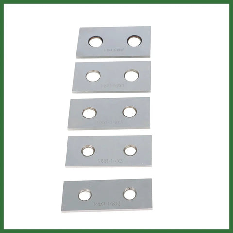 Ten Pair 1/8 Inch By 3 Inch Precision Parallel Block Set With 0.0002 Parallelism Alloy Steel Matched Blocks From 1/2 Inch To 1 5/8 Inch For Machinists And DIY Pros And Gearheads Needing Tight Tolerances And Fast Accurate Setups