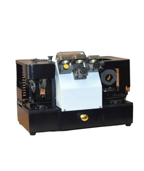 Premium GD-313A Electric Grinder And Drill Milling Cutter Sharpening Machine with a black and white design for precision sharpening.