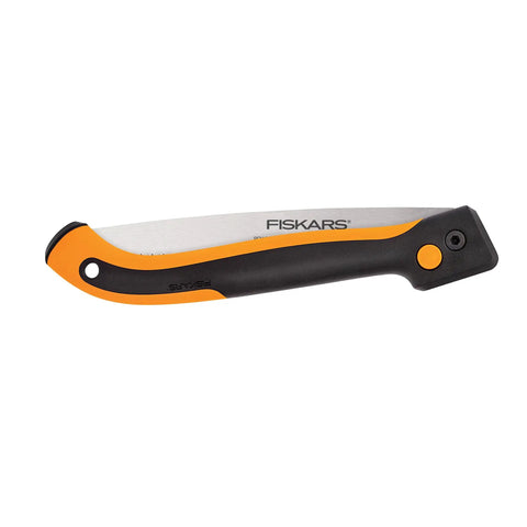 Folding Hand Saw With Dual Position Locking Blade For Overhand And Undercuts 10 Inch Pruning Saw With Triple Ground Power Tooth Blade And Soft Grip Handle For Fast Clean Cuts On Thick Branches