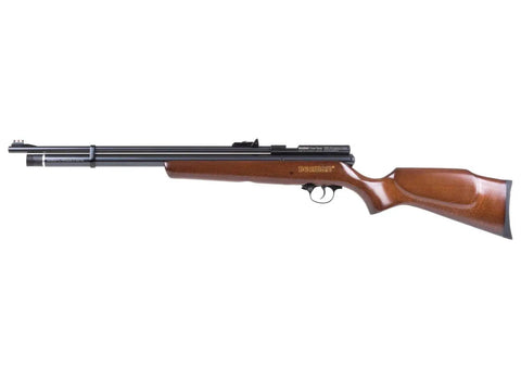 Chief PCP Air Rifle In.22 Caliber With Classic Hardwood Stock And Brown Finish, side view for target practice