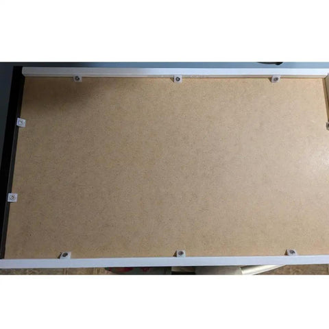 Drawer with 50 pack drawer wedges with screws for quick furniture repair and drawer bottom support installed