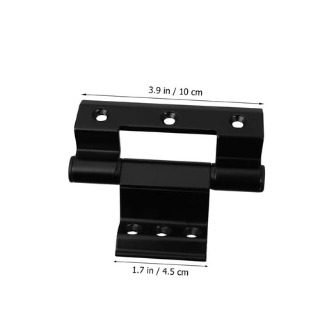 Heavy Duty Aluminum Window Hinge Casement Hardware For Home Decor Accessories Delivers Smooth Operation And Quick Installation In Tight Spaces Built To Last And Great For DIY Projects And Contractors, black aluminum, 3.9 x 1.7 in