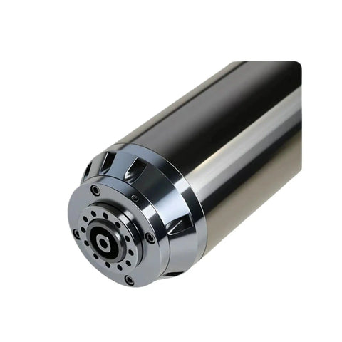 Heavy Duty HSK40E Water Cooled CNC Spindle Motor With Automatic Tool Change Ceramic Bearings detailed view showing precision design and smooth finish.