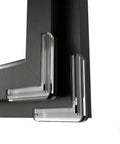 Top Shelf Clear PVC Corner Guards 8 Pack L Shaped Protective Bumpers For Tables And Doors Transparent sharp edge safety shields on furniture