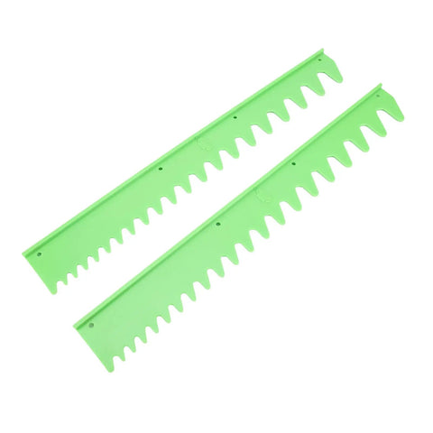 Magnetic Wrench Organizer Rail Set Holder For Toolbox Holds 20 Tools Compact Plastic Rack Green