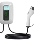 Workhorse Level 2 Electric Charger Station 7Kw Sae J1772 Plug And Play Adapter with display and cable.