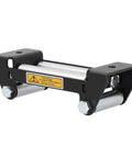 Heavy Duty Winch Roller Fairlead For ATV UTV And Truck Mount Built Tough Metal Cable Guide Roller Reduces Friction For Smoother Winding Extends Winch Line Life And Recovery Performance, black metal 6.5 in roller fairlead