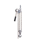 Heavy Duty 12V Hand Chain Hoist With Aluminum Alloy Lever And Electric Crank For Rigging Heavy Loads Plus Ratchet Puller Tool on white background.