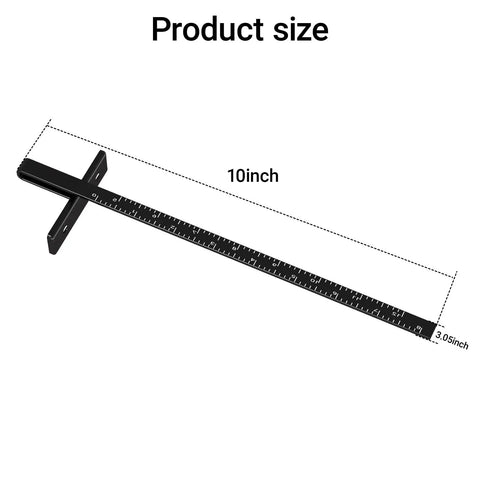 Heavy Duty Circular Saw Rip Fence Guide Replacement Kit For No Fuss Swaps And Razor Sharp Straight Line Cuts To Make Short Work Of Any Weekend Build Project, 10 inch steel guide.