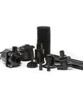 Submersible Pond Pump Kit 500 GPH 38.4W For Small Ponds Up To 1000 Gallons 6 Ft Lift Debris Guard Grille components displayed