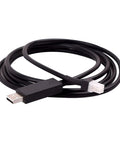 Six Foot Usb Programming Cable Icon Ev Golf Cart Wiring Harness Plug And Play Diagnostic Adapter with black USB connector.