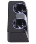 Dual Charging Station For Game Controllers With Power Cord Included Portable Battery Charger Dock Black