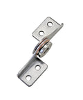 Through-hole damping torque hinge, 304 stainless steel with damper, side view