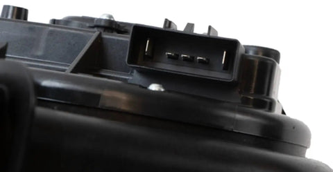Close-up view of Top Tier Drive Motor Battery Pack Cooling Fan Assembly For Buick Regal 2012 Through 2016 connector detailing.
