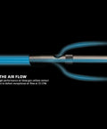 Windstorm EX High Performance Air Blow Gun with venturi nozzle demonstrating 72 CFM airflow for cleaning and debris blasting