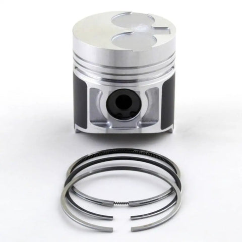 Heavy Duty Piston And Ring Set For CB 334E Construction Equipment With Standard Specifications For Precise Cylinder Sealing And Beefed Up High Pressure Performance In Vibratory Compaction Projects, silver piston and ring set