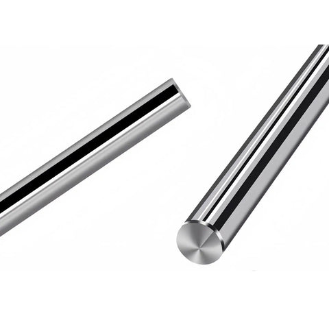 2 Pack 8mm X 150mm Linear Motion Rods Chrome Plated Case Hardened Shaft Guide With Chamfered Ends for 3D Printers CNC DIY Projects