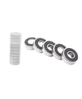Miniature Deep Groove Ball Bearing Set In Chromium Steel With Plastic Cover 10 Pack 7x26x9mm Precision Bearings for RC Cars Drones