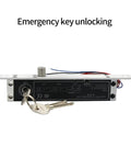 Emergency key unlocking for Built Different Heavy Duty Electric Magnetic Deadbolt Lock With Normally Closed Electromagnetic Design.