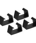 4-Pack 71mm Patio Furniture Clips For Modular Sectional Couches, No-Fuss Fixed Connection Fasteners, Black Plastic Snap-In Design