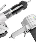 Heavy-Duty Pneumatic Steel Strapping Machine Tensioner And Cutter Sealer for Industrial Packaging with single air packer design.