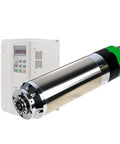 Pro Grade Hsk40E Water Cooling Cnc Spindle Motor Featuring Automatic Tool Change Ceramic Bearings For Metal Router Milling Builds, close-up with control unit.