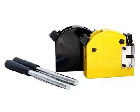 Heavy Duty Metal Shrinker Stretcher Set For 16 To 18 Gauge Fabrication, Auto Body Pro Grade Tool in black and yellow units.