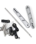 Alloy Metal Rear Sway Bar Anti Roll Set For 1 To 10 RC Crawler Axial Wraith RR10 90048 90053 Yeti 90025 90026 90050 Silver Steel