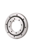 External Teeth Gear Slewing Ring Bearing 011.10.150 visible, showcasing low friction, high efficiency for heavy machinery use.