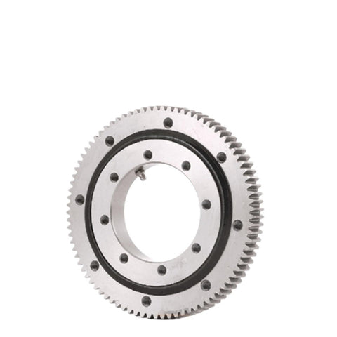 External Teeth Gear Slewing Ring Bearing 011.10.150 visible, showcasing low friction, high efficiency for heavy machinery use.