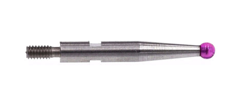 Ruby ball tip measuring insert for Interapid 312 dial test indicators, 0.080 in ruby ball, 0.65 in length