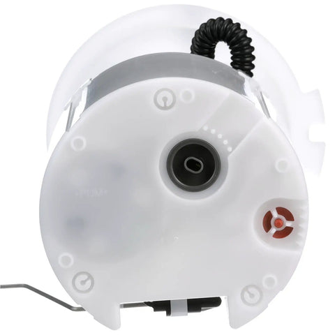 Close-up view of fuel pump module assembly built for rock solid reliability and straight up top tier fuel delivery performance.