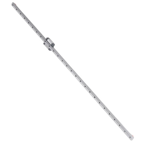 Top Notch Linear Motion Guide Rail for CNC and 3D Printers - High Precision, Self Lubricating, Low Friction Bearing Steel, Corrosion Resistant, Smooth Motion, Easy Fit and Long Lasting Performance, angled metal rail with carriage