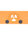 Get Ready For Serious Woodworking With This Ultimate Hinge Hole Saw Jig Set, orange precision drilling guide with adjustable depth.